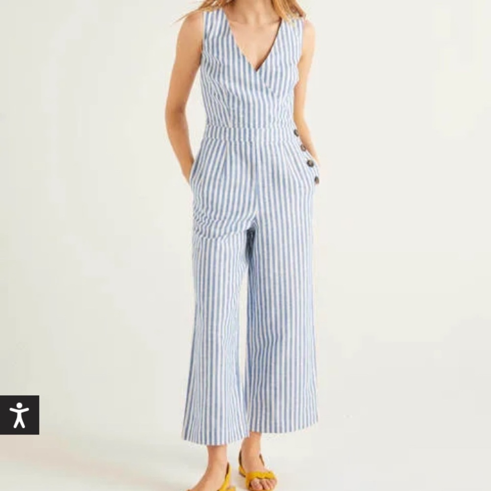 Boden Dorothea Wrap Jumpsuit.  Size 2P